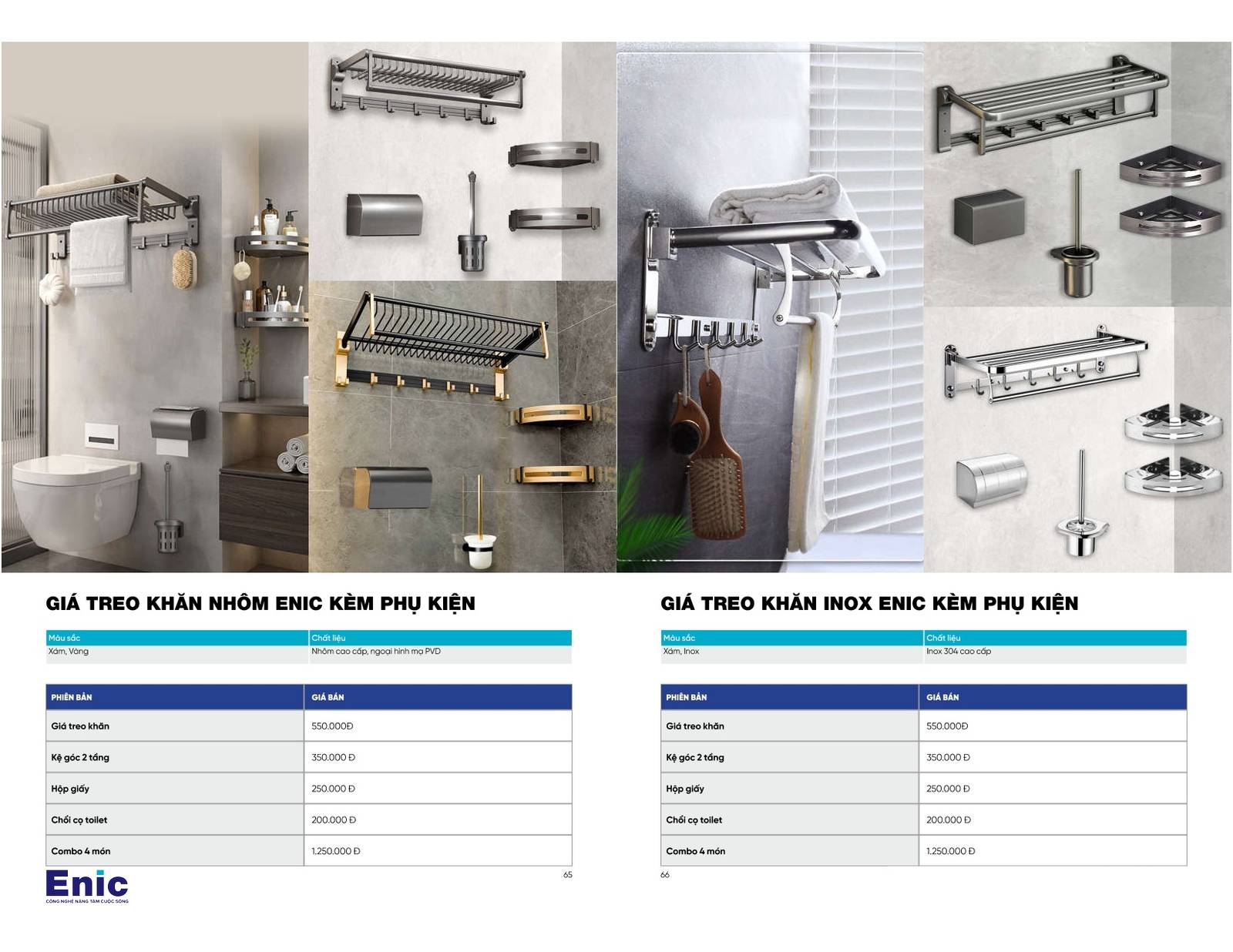 Thiết bị vệ sinh ENIC Catalogue và Bảng giá mới nhất 2024 /Page 33